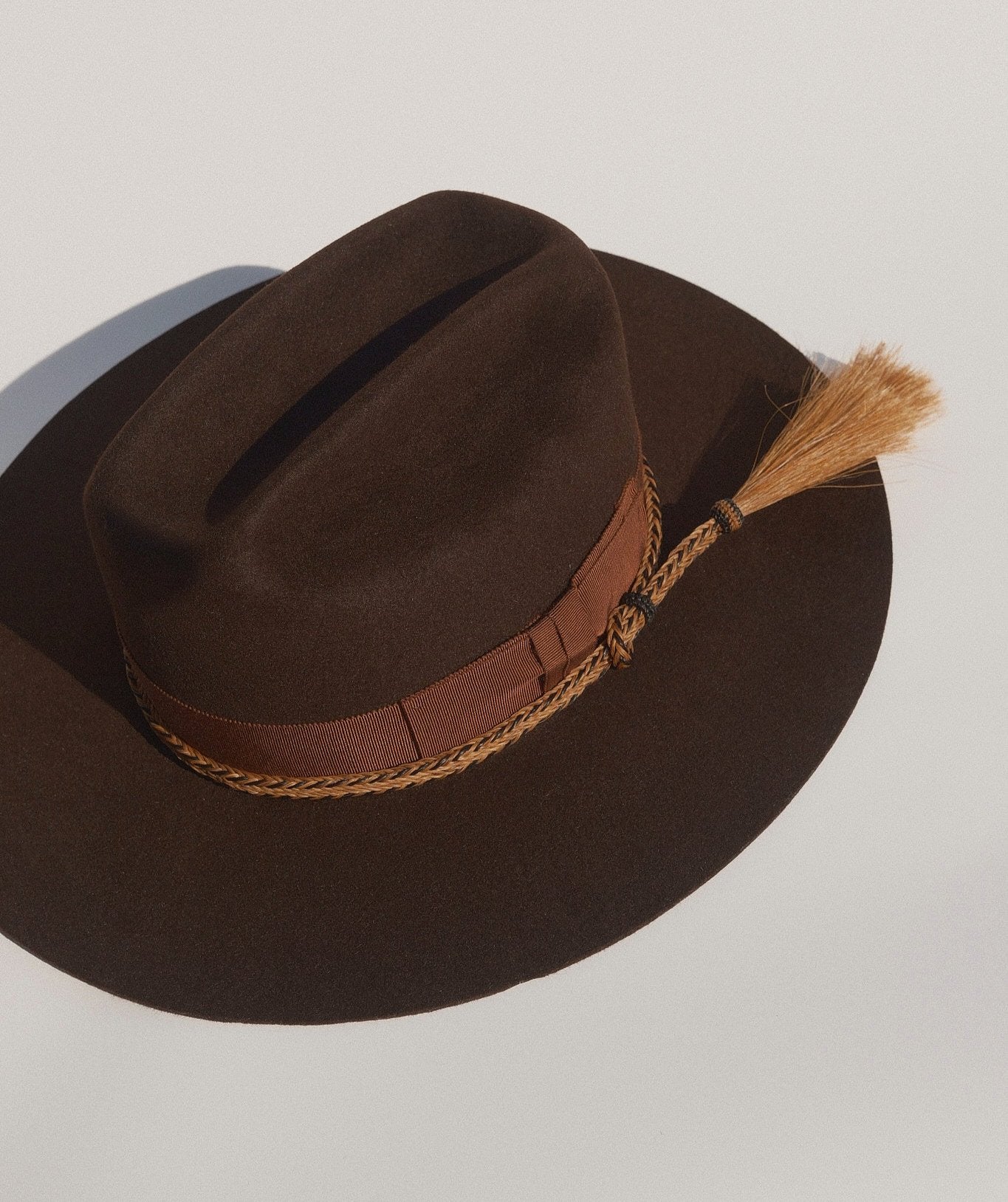 Chocolate Brown Felt hat